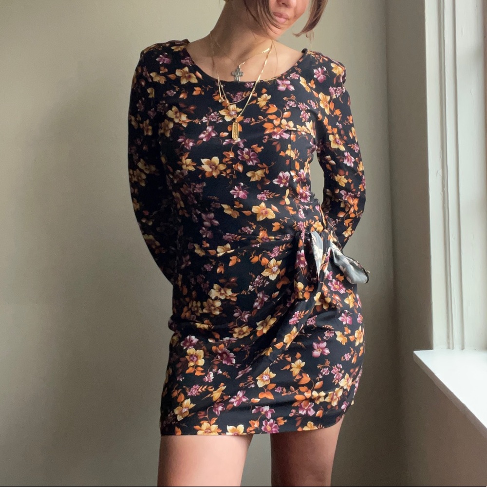 80’s floral dress